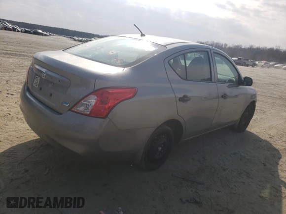 2014 Nissan Versa S with VIN 3N1CN7AP6EL835598, listed as a Copart auction lot 44154275 with 163,248 mi miles and Salvage Title. Bid and sale history available at carsss.com. Image 3.