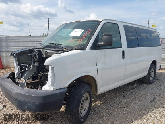 2008 Chevrolet Express Passenger z VIN 1GAGG25KX81197208, wystawiony jako IAAI lot #42022924 z przebiegiem Nie podano mil oraz . Historia ofert i sprzedaży dostępna na DreamBid. Obrazek 17.