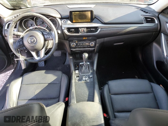 2016 Mazda 6 i Touring with VIN JM1GJ1V52G1432387, listed as a Copart auction lot 54495235 with 86,700 mi miles and Salvage Title. Bid and sale history available at carsss.com. Image 8.