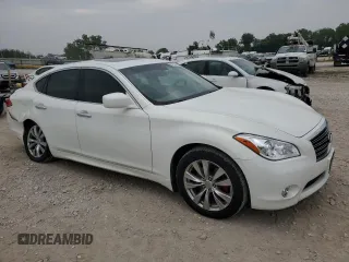 2012 Infiniti M37 with VIN JN1BY1AR2CM396663, listed as a Copart auction lot 67894924 with 125,691 mi miles and Salvage Title. Bid and sale history available at carsss.com. Image 4.