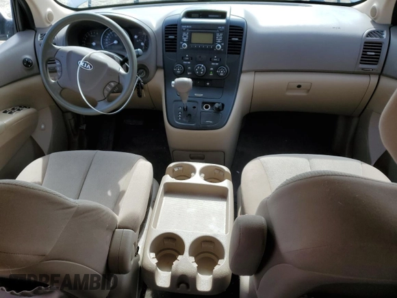 2012 Kia Sedona LX with VIN KNDMG4C72C6465538, listed as a Copart auction lot 51450135 with 84,972 mi miles and Salvage Title. Bid and sale history available at carsss.com. Image 8.