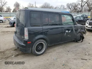 2005 Scion xB with VIN JTLKT324154006217, listed as a Copart auction lot 85201384 with 143,743 mi miles and Salvage Title. Bid and sale history available at carsss.com. Image 3.