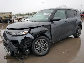 2022 Kia Soul EX with VIN KNDJ33AU7N7826597, listed as a Copart auction lot 50163745 with 39,044 mi miles and Salvage Title. Bid and sale history available at carsss.com. Image 1.