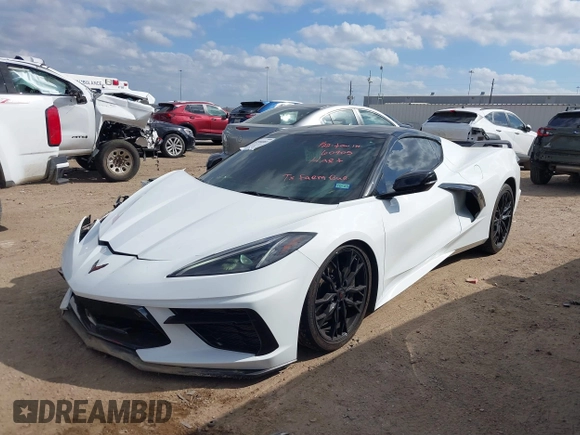 2023 Chevrolet Corvette 2LT z VIN 1G1YB2D49P5100366, wystawiony jako IAAI lot #41504081 z przebiegiem 7 571 mil mil oraz . Historia ofert i sprzedaży dostępna na DreamBid. Obrazek 17.