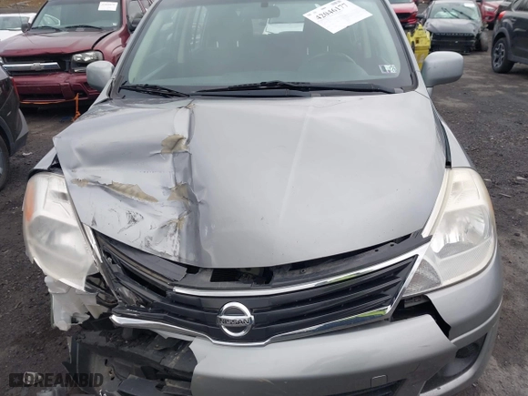 2012 Nissan Versa S with VIN 3N1BC1CP0CK225212, listed as a IAAI auction lot 42046177 with 191,423 mi miles. Bid and sale history available at carsss.com. Image 6.
