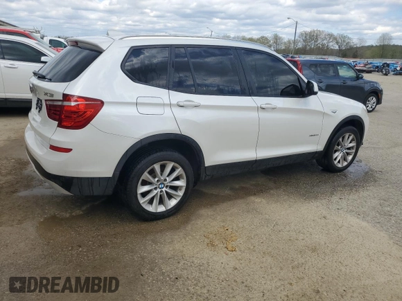 2017 BMW X3 xDrive28i z VIN 5UXWX9C58H0T09176, wystawiony jako Copart lot #53378805 z przebiegiem 116 503 mil mil oraz Czysty tytuł • Clean title. Historia ofert i sprzedaży dostępna na DreamBid. Obrazek 3.