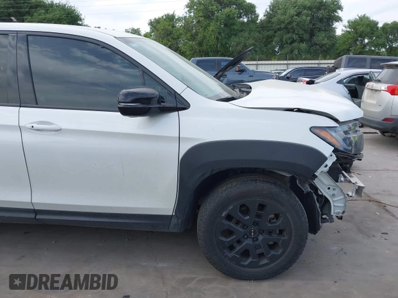 2023 Honda Ridgeline Black Edition with VIN 5FPYK3F84PB011792, listed as a IAAI auction lot 42049593 with 21,002 mi miles and . Bid and sale history available at DreamBid. Image 19.