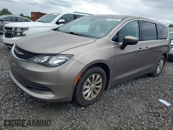 2017 Chrysler Pacifica Touring with VIN 2C4RC1DG6HR552700, listed as a Copart auction lot 61365895 with 128,407 mi miles and Salvage title. Bid and sale history available at DreamBid. Image 1.