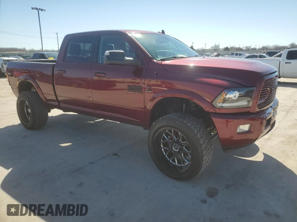 2017 Ram 2500 Laramie with VIN 3C6UR5FL3HG756880, listed as a Copart auction lot 46956125 with 121,950 mi miles and Salvage Title. Bid and sale history available at carsss.com. Image 4.