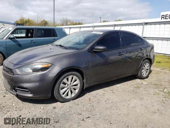 2014 Dodge Dart SXT with VIN 1C3CDFBB3ED768093, listed as a Copart auction lot 50791105 with 188,451 mi miles and Salvage Title. Bid and sale history available at carsss.com. Image 1.