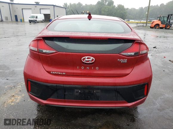 2019 Hyundai Ioniq Blue z VIN KMHC65LC6KU176394, wystawiony jako Copart lot #58343805 z przebiegiem 80 875 mil mil oraz Szkoda całkowita • Salvage title. Historia ofert i sprzedaży dostępna na DreamBid. Obrazek 6.