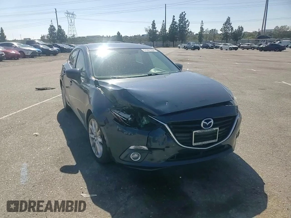 2014 Mazda 3 S Touring with VIN JM1BM1L31E1162990, listed as a Copart auction lot 51667034 with 92,255 mi miles and Salvage Title. Bid and sale history available at DreamBid. Image 10.