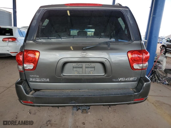 2006 Toyota Sequoia SR5 with VIN 5TDBT44A06S259426, listed as a Copart auction lot 48612445 with 277,671 mi miles and Salvage Title. Bid and sale history available at carsss.com. Image 6.