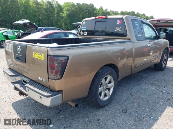 2005 Nissan Titan SE with VIN 1N6AA06A25N504347, listed as a IAAI auction lot 42384240 with 257,729 mi miles and . Bid and sale history available at DreamBid. Image 4.