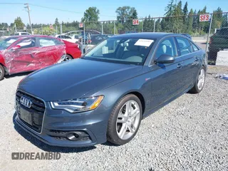 2015 Audi A6 Premium Plus with VIN WAUFGAFC9FN003498, listed as a IAAI auction lot 42652995 with 53,880 mi miles and . Bid and sale history available at DreamBid. Image 17.