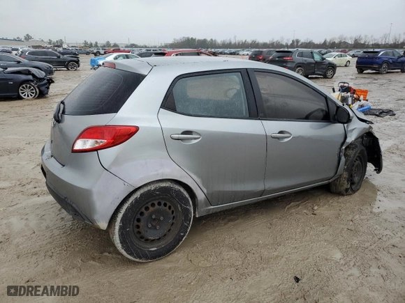 2013 Mazda Mazda2 Sport with VIN JM1DE1KY7D0161656, listed as a Copart auction lot 43076815 with 146,871 mi miles and Salvage Title. Bid and sale history available at carsss.com. Image 3.