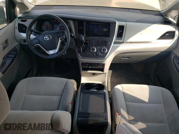2017 Toyota Sienna LE with VIN 5TDJZ3DC1HS158937, listed as a Copart auction lot 70856204 with 110,572 mi miles and Salvage title. Bid and sale history available at DreamBid. Image 8.