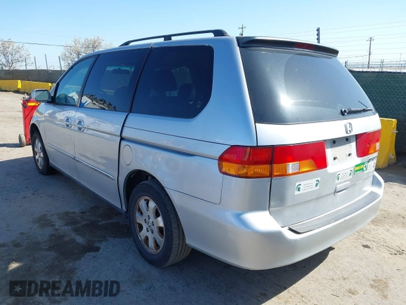2003 Honda Odyssey EX-L with VIN 5FNRL18903B075004, listed as a IAAI auction lot 41954985 with 225,907 mi miles and . Bid and sale history available at DreamBid. Image 3.