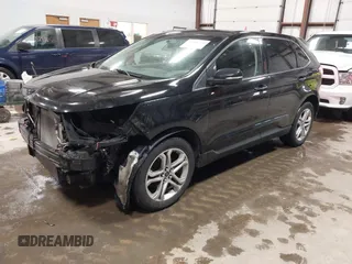 2017 Ford Edge Titanium with VIN 2FMPK4K93HBB80222, listed as a IAAI auction lot 41468774 with 166,500 mi miles. Bid and sale history available at carsss.com. Image 2.