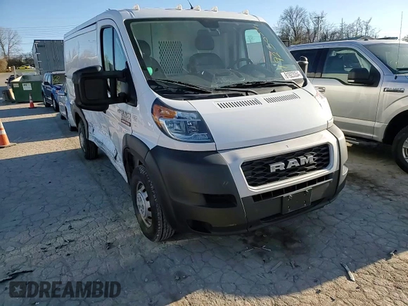 2021 Ram ProMaster Cargo with VIN 3C6LRVVG5ME584678, listed as a Copart auction lot 81923054 with 90,488 mi miles and Salvage Title. Bid and sale history available at DreamBid. Image 11.