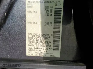 2013 Nissan Altima 2.5 SV with VIN 1N4AL3AP8DN433072, listed as a Copart auction lot 52237095 with 126,336 mi miles and Clean Title. Bid and sale history available at carsss.com. Image 13.