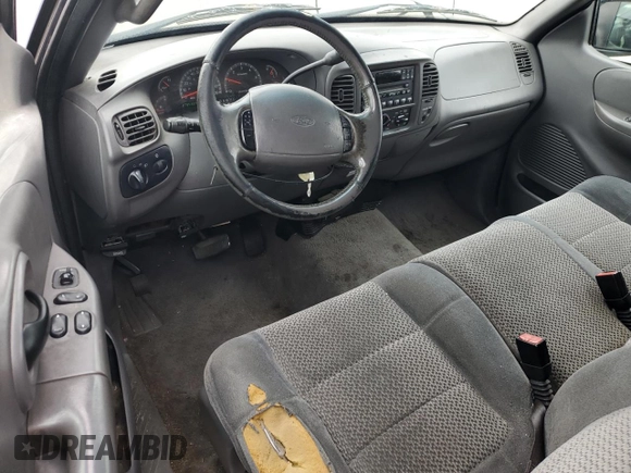 2002 Ford F-150 XL with VIN 1FTRX17202NA04247, listed as a Copart auction lot 58250605 with 279,432 mi miles and Clean title. Bid and sale history available at DreamBid. Image 8.
