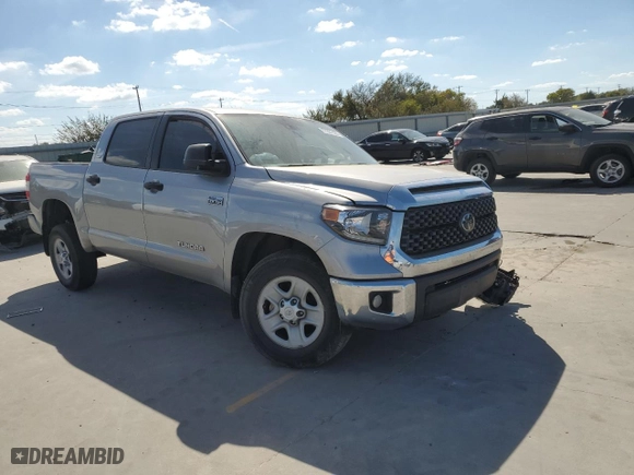 2021 Toyota Tundra 2WD SR5 with VIN 5TFEY5F19MX299576, listed as a Copart auction lot 77331124 with 0 mi miles and Salvage Title. Bid and sale history available at carsss.com. Image 4.