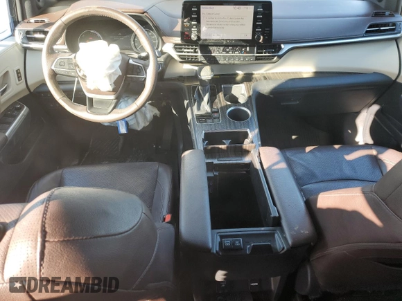 2021 Toyota Sienna Limited with VIN 5TDESKFC4MS007677, listed as a Copart auction lot 88361475 with 71,993 mi miles and Salvage Title. Bid and sale history available at DreamBid. Image 8.