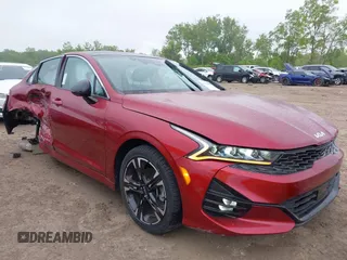 2022 Kia K5 GT-Line z VIN 5XXG64J22NG091914, wystawiony jako IAAI lot #42358632 z przebiegiem 13 380 mil mil oraz . Historia ofert i sprzedaży dostępna na DreamBid. Obrazek 1.