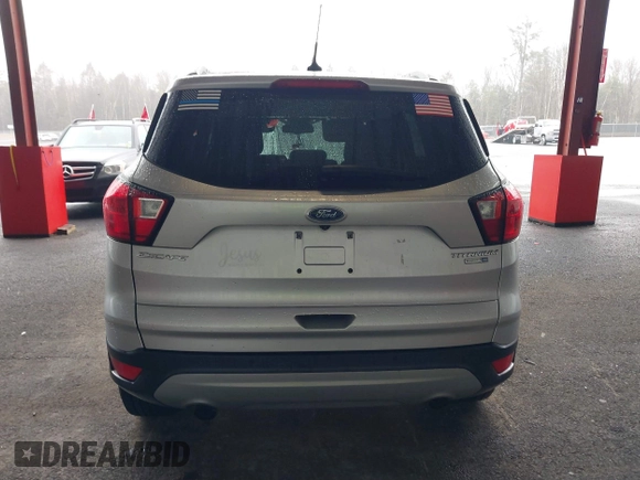 2019 Ford Escape Titanium with VIN 1FMCU9J9XKUA37695, listed as a IAAI auction lot 41868388 with 50,095 mi miles. Bid and sale history available at carsss.com. Image 16.