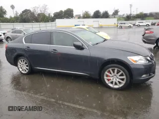 2007 Lexus GS 350 with VIN JTHCE96S670008642, listed as a Copart auction lot 43936045 with 0 mi miles and Salvage Title. Bid and sale history available at carsss.com. Image 4.