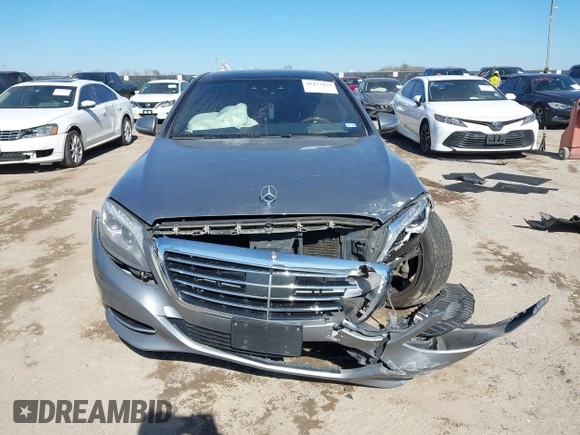 2015 Mercedes-Benz S-Class S 550 with VIN WDDUG8CB7FA072704, listed as a IAAI auction lot 41473437 with 1 mi miles. Bid and sale history available at carsss.com. Image 12.