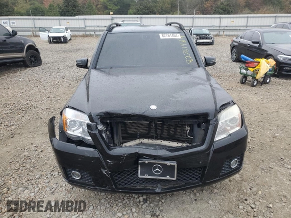 2012 Mercedes-Benz GLK 350 with VIN WDCGG8HB7CF849665, listed as a Copart auction lot 82761464 with Not Provided miles and Salvage Title. Bid and sale history available at DreamBid. Image 5.