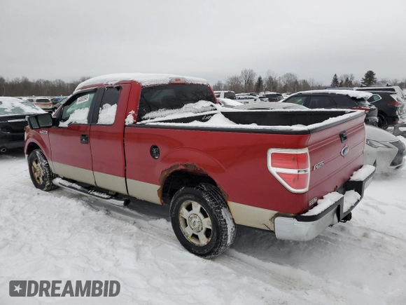 2009 Ford F-150 STX with VIN 1FTRX12819KB45223, listed as a Copart auction lot 44083945 with 216,854 mi miles and Clean Title. Bid and sale history available at carsss.com. Image 2.