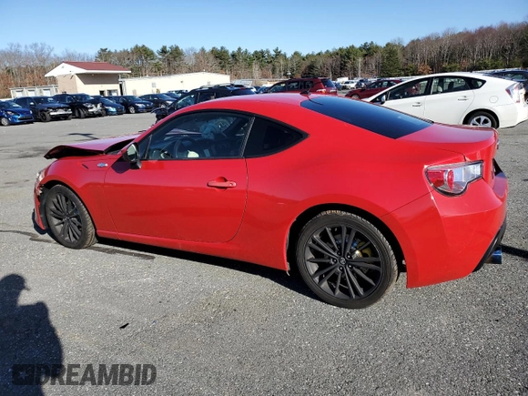 2013 Scion FR-S with VIN JF1ZNAA17D2723351, listed as a Copart auction lot 49838735 with 75,443 mi miles and Salvage Title. Bid and sale history available at DreamBid. Image 2.
