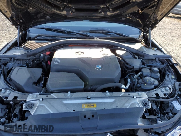 2023 BMW 3 Series 330e xDrive with VIN 3MW39FS03P8D03712, listed as a Copart auction lot 87103424 with Not Provided miles and Salvage Title. Bid and sale history available at carsss.com. Image 13.