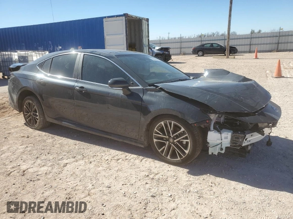 2025 Toyota Camry LE with VIN 4T1DAACK1SU526839, listed as a Copart auction lot 43503785 with Not Provided miles and Salvage Title. Bid and sale history available at carsss.com. Image 4.