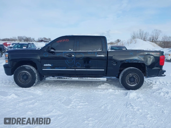 2015 Chevrolet Silverado 1500 High Country with VIN 3GCUKTEC0FG148198, listed as a IAAI auction lot 41493933 with 164,453 mi miles and . Bid and sale history available at DreamBid. Image 14.