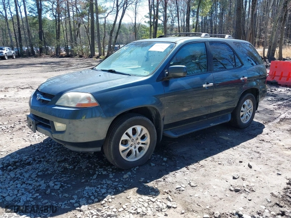 2003 Acura MDX Touring Pkg RES w/Navigation System with VIN 2HNYD18953H547128, listed as a IAAI auction lot 41865267 with 178,855 mi miles. Bid and sale history available at carsss.com. Image 2.