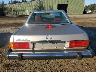 1987 Mercedes-Benz 560 SL with VIN WDBBA48D6HA057618, listed as a Copart auction lot 43252525 with 86,855 mi miles and Salvage Title. Bid and sale history available at DreamBid. Image 6.