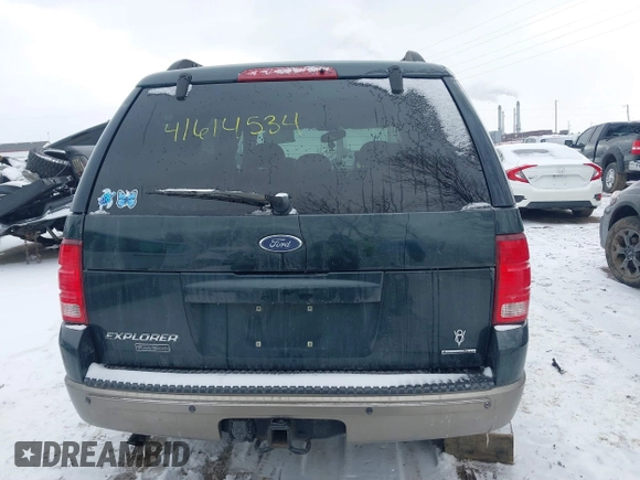 2003 Ford Explorer Eddie Bauer with VIN 1FMDU74W03UB83924, listed as a IAAI auction lot 41614534 with 166,120 mi miles and . Bid and sale history available at DreamBid. Image 16.