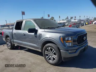 2023 Ford F-150 XL with VIN 1FTEW1CP7PKF93678, listed as a IAAI auction lot 40593880 with 1 mi miles. Bid and sale history available at carsss.com. Image 1.