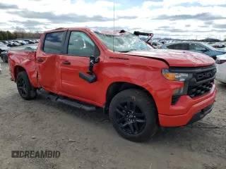 2024 Chevrolet Silverado 1500 Custom with VIN 1GCPDBEK1RZ294848, listed as a Copart auction lot 42704255 with 478 mi miles and Salvage Title. Bid and sale history available at DreamBid. Image 4.