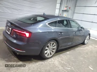2018 Audi A5 Sportback Premium Plus z VIN WAUBNCF59JA054193, wystawiony jako Copart lot #50825495 z przebiegiem 80 307 mil mil oraz Szkoda całkowita • Salvage title. Historia ofert i sprzedaży dostępna na DreamBid. Obrazek 3.