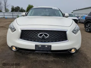 2017 Infiniti QX70 with VIN JN8CS1MW6HM410547, listed as a Copart auction lot 55071474 with 101,911 mi miles and Salvage Title. Bid and sale history available at carsss.com. Image 5.