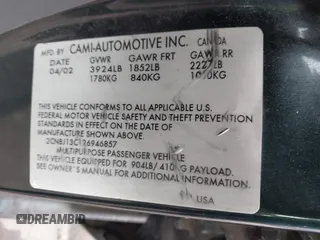 2002 Chevrolet Tracker z VIN 2CNBJ13C126946857, wystawiony jako IAAI lot #41491975 z przebiegiem Nie podano mil oraz . Historia ofert i sprzedaży dostępna na DreamBid. Obrazek 9.