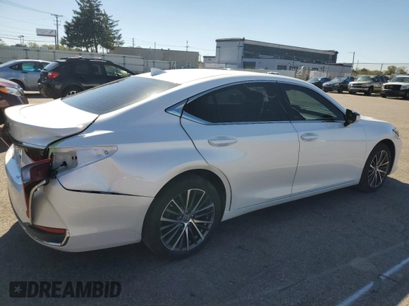 2022 Lexus ES 250 with VIN 58AD11D14NU008856, listed as a Copart auction lot 73984234 with 40,541 mi miles and Salvage title. Bid and sale history available at DreamBid. Image 3.