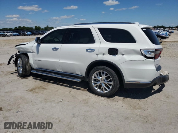 2015 Dodge Durango Citadel z VIN 1C4RDJEG1FC177414, wystawiony jako Copart lot #58428115 z przebiegiem 77 659 mil mil oraz Szkoda całkowita • Salvage title. Historia ofert i sprzedaży dostępna na DreamBid. Obrazek 2.