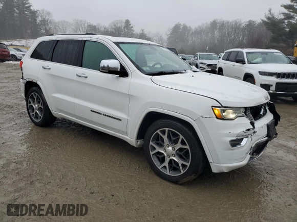2019 Jeep Grand Cherokee Overland with VIN 1C4RJFCGXKC609923, listed as a Copart auction lot 43198245 with 61,919 mi miles and Non Repairable. Bid and sale history available at carsss.com. Image 4.