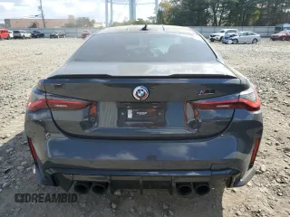 2022 BMW M4 Competition xDrive with VIN WBS43AZ00NCK05589, listed as a Copart auction lot 74566054 with 0 mi miles and Salvage Title. Bid and sale history available at carsss.com. Image 6.